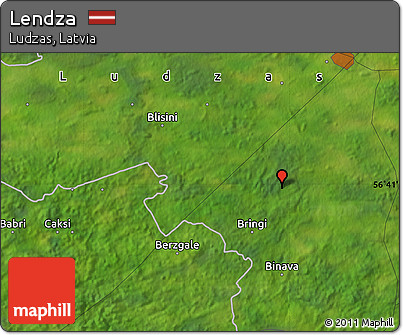 Satellite Map of Lendza