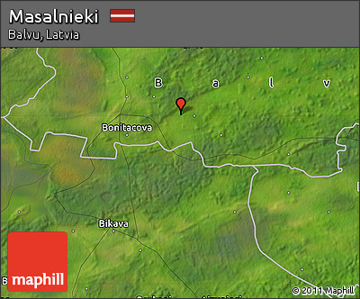 Satellite Map of Masalnieki