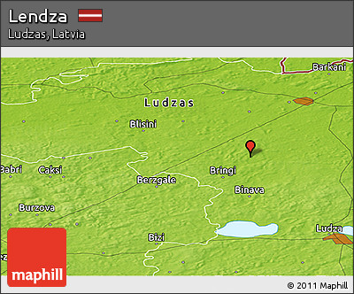 Physical Panoramic Map of Lendza