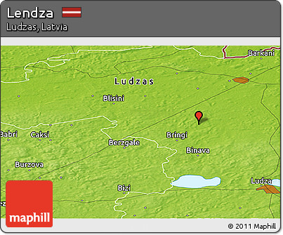 Physical Panoramic Map of Lendza