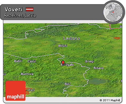 Satellite Panoramic Map of Voveri