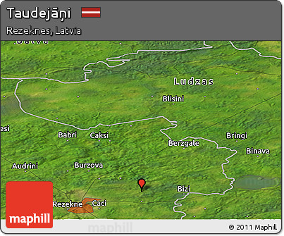 Satellite Panoramic Map of Taudejāņi