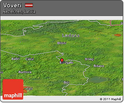 Satellite Panoramic Map of Voveri