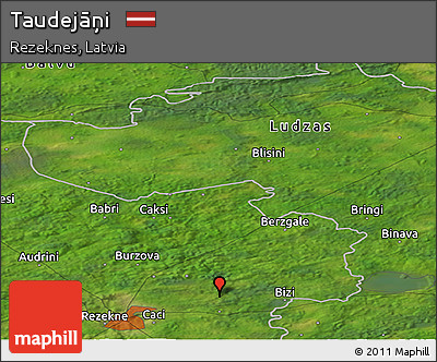 Satellite Panoramic Map of Taudejāņi