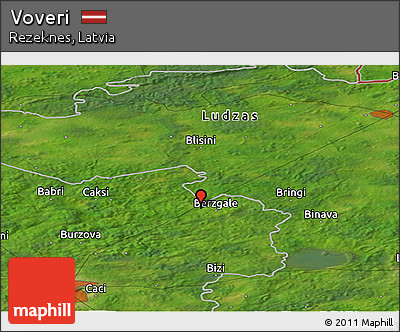 Satellite Panoramic Map of Voveri