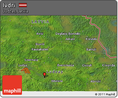 Satellite 3D Map of Ivdri