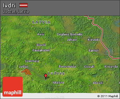Satellite 3D Map of Ivdri