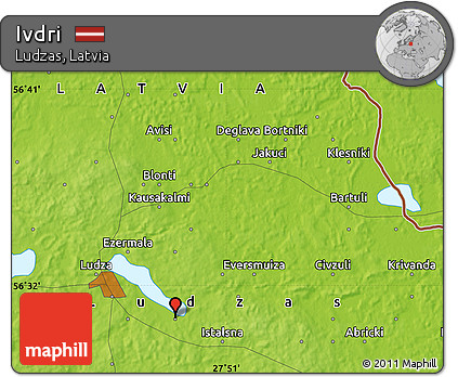 Physical Map of Ivdri