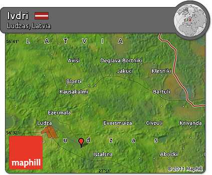 Satellite Map of Ivdri