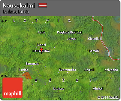 Satellite Map of Kausakalmi