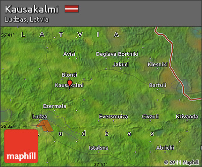 Satellite Map of Kausakalmi