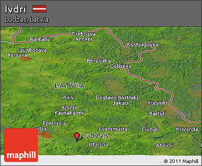 Satellite Panoramic Map of Ivdri