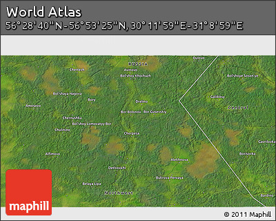 Satellite 3D Map of the Area around 56° 41' 3" N, 30° 40' 29" E