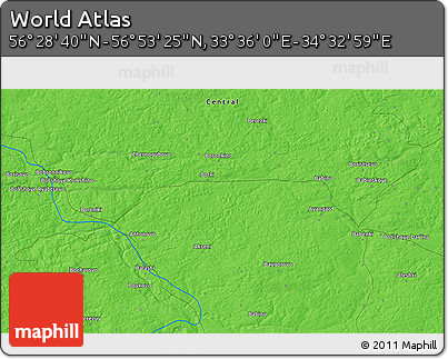 Political 3D Map of the Area around 56° 41' 3" N, 34° 4' 30" E