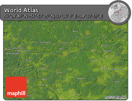 Satellite Map of the Area around 56° 41' 3" N, 34° 4' 30" E