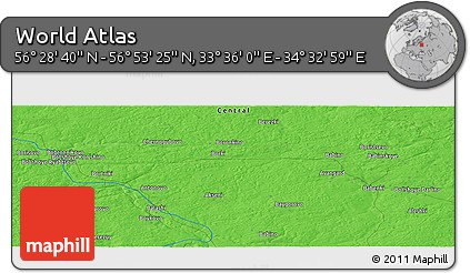 Political Panoramic Map of the Area around 56° 41' 3" N, 34° 4' 30" E