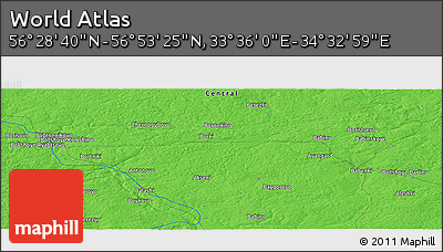 Political Panoramic Map of the Area around 56° 41' 3" N, 34° 4' 30" E