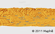 Political Panoramic Map of the area around 56° 41' 3" N, 3° 19' 30" W