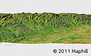 Satellite Panoramic Map of Dundee