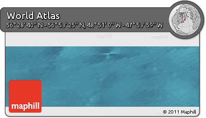 Satellite Panoramic Map of the Area around 56° 41' 3" N, 48° 22' 30" W