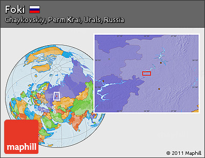 Political Location Map of Foki