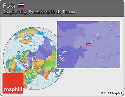 Political Location Map of Foki