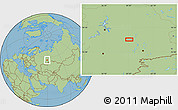 Savanna Style Location Map of the area around 56° 41' 3" N, 59° 34' 30" E