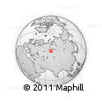 Outline Map of the Area around 56° 41' 3" N, 68° 55' 30" E, rectangular outline