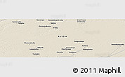 Shaded Relief Panoramic Map of the area around 56° 41' 3" N, 75° 43' 29" E