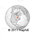 Outline Map of the Area around 56° 41' 3" N, 75° 34' 29" W, rectangular outline