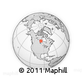 Outline Map of the Area around 56° 41' 3" N, 96° 49' 29" W, rectangular outline
