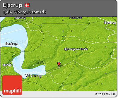 Physical 3D Map of Ejstrup