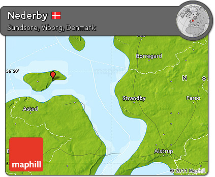 Physical Map of Nederby