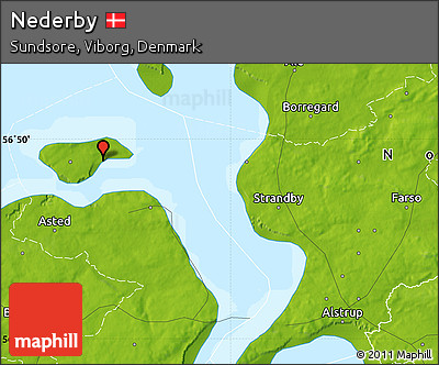 Physical Map of Nederby