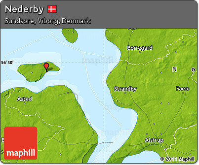 Physical Map of Nederby