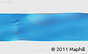 Shaded Relief Panoramic Map of the area around 56° 3' 57" S, 100° 22' 30" E