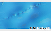 Physical 3D Map of the area around 56° 3' 57" S, 105° 28' 29" E