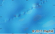 Shaded Relief Map of the area around 56° 3' 57" S, 105° 28' 29" E