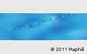 Physical Panoramic Map of the area around 56° 3' 57" S, 105° 28' 29" E