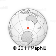 Outline Map of the Area around 56° 3' 57" S, 119° 55' 30" E, rectangular outline