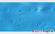 Physical 3D Map of the area around 56° 3' 57" S, 132° 40' 30" E