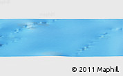 Physical Panoramic Map of the area around 56° 3' 57" S, 145° 25' 30" E