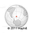 Outline Map of the Area around 56° 3' 57" S, 29° 40' 29" W, rectangular outline
