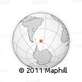 Outline Map of the Area around 56° 3' 57" S, 39° 52' 30" W, rectangular outline