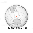 Outline Map of the Area around 56° 3' 57" S, 45° 58' 30" E, rectangular outline