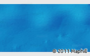 Physical 3D Map of the area around 56° 3' 57" S, 50° 13' 30" E