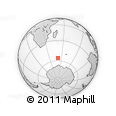 Outline Map of the Area around 56° 3' 57" S, 51° 4' 30" E, rectangular outline