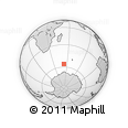 Outline Map of the Area around 56° 3' 57" S, 52° 46' 29" E, rectangular outline