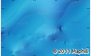 Physical Map of the area around 56° 3' 57" S, 55° 19' 30" E
