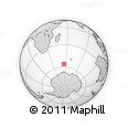 Outline Map of the Area around 56° 3' 57" S, 55° 19' 30" E, rectangular outline